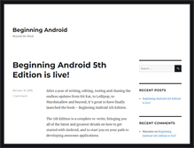 Tablet Screenshot of beginningandroid.org